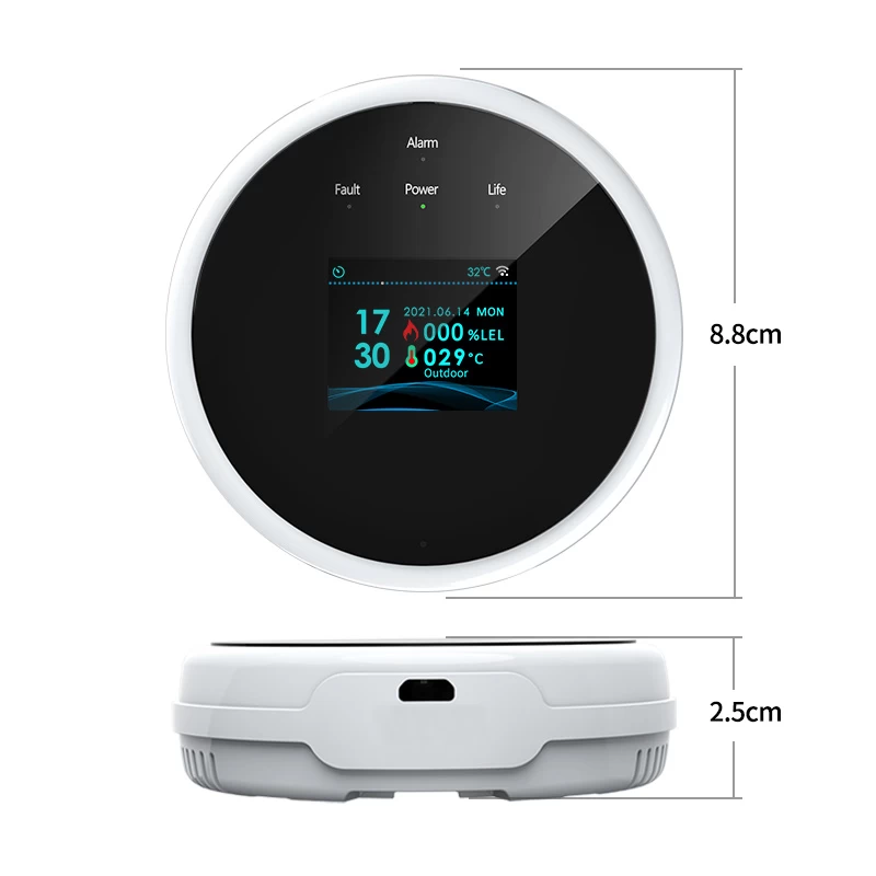 Simsiz Qaz Detektoru Staniot GS020